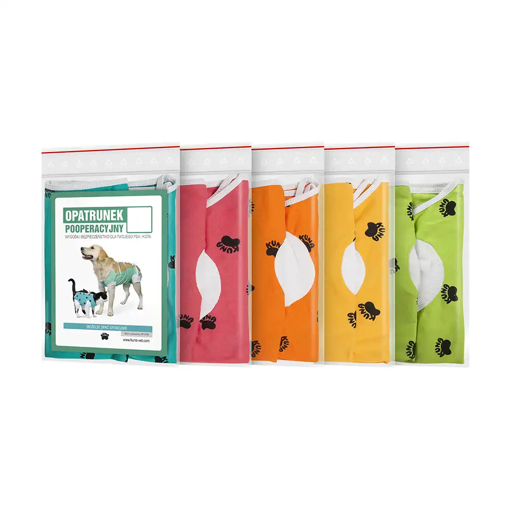 Color scheme of KUNA post-operative garments