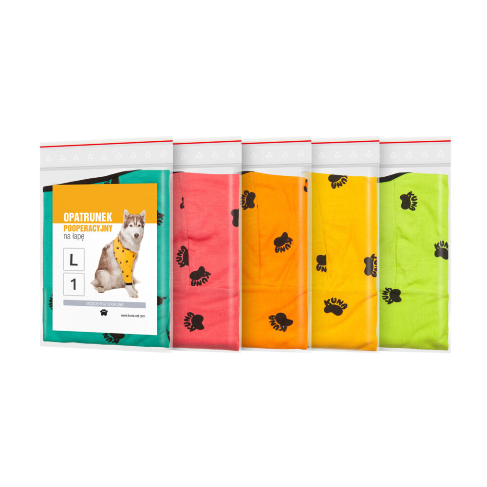 Kuna.vet post-operative front paw cover